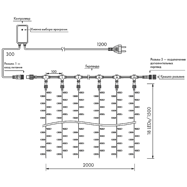 Гирлянда Arlight 024880