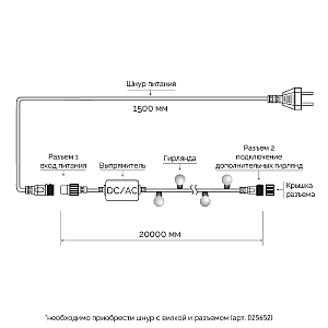 Гирлянда Arlight 025633