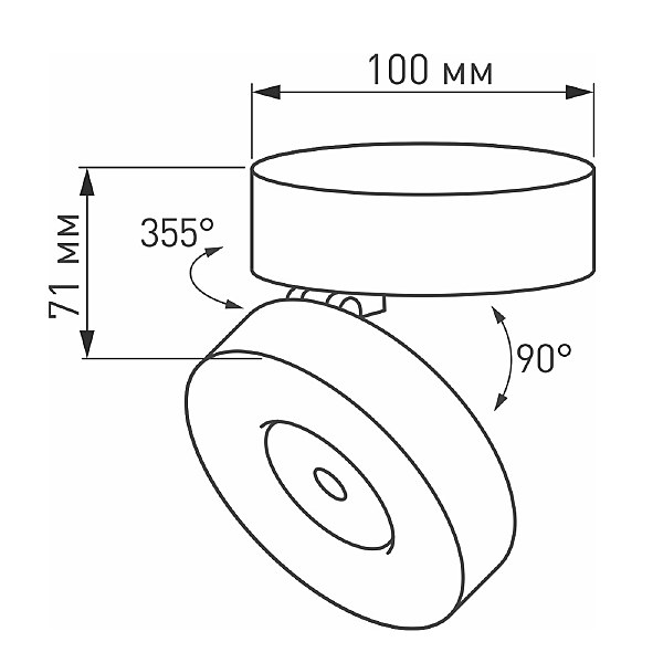 Накладной светильник Arlight Mona 025439(1)