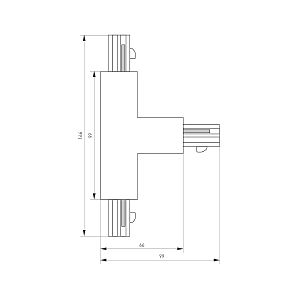 Коннектор для шинопровода Arlight C 4Tr 026144