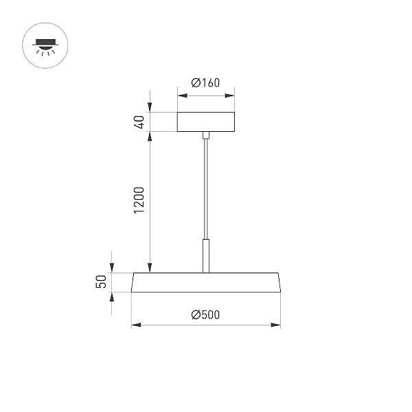 Светильник подвесной Arlight Elegant 033924