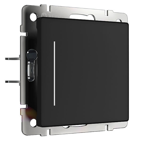 Выключатель Werkel W4513008/ Умный сенсорный выключатель одноклавишный (черный)