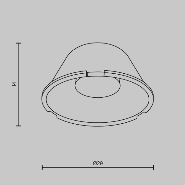 Линза Maytoni Downlight LensD29-15