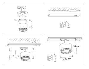 Трековый светильник Ambrella Track System GL5379