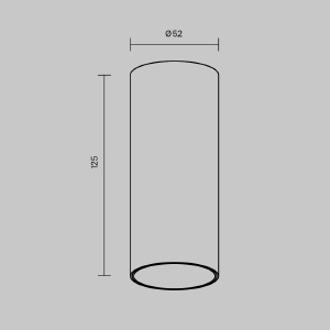 Накладной светильник Maytoni FOCUS LED C056CL-L12W4K-W-BS