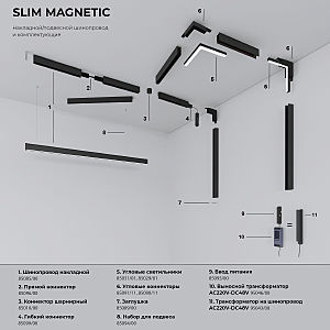 Блок питания Elektrostandard Slim Magnetic Slim Magnetic Блок питания 100W белый 95043/00