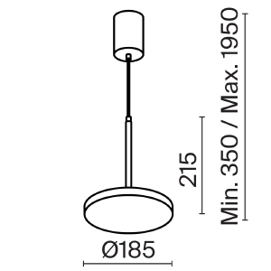 Светильник подвесной Maytoni Plato P076PL-L12W3K-B