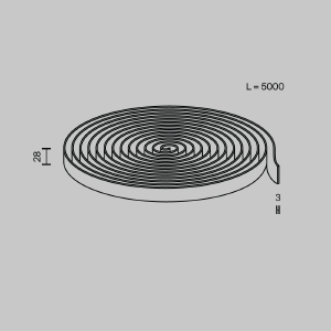 Токопроводящая текстильная лента Maytoni Conductive textile tape Parity TRX130-1.5LG