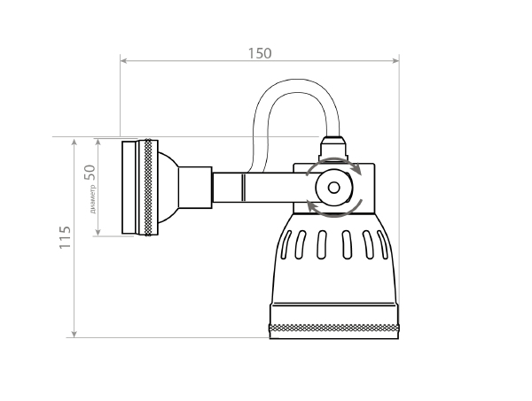 Настенный светильник Covali WL-30402