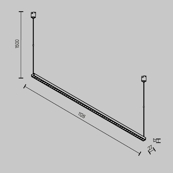 Трековый светильник Maytoni Points TR169-1-52W3K-M-B