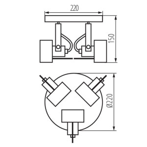 Светильник спот Kanlux Sonda 34926