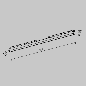 Трековый светильник Maytoni Basis TR030-2-30W2.7K-B