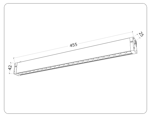 Трековый светильник Ambrella Magnetic 220V GL1313