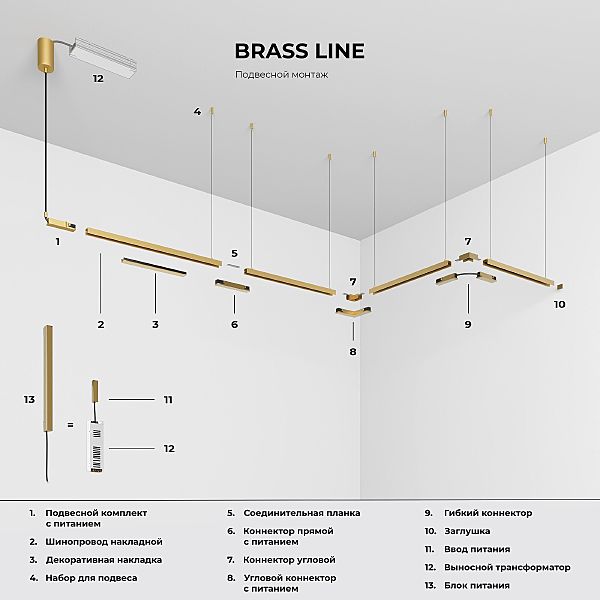 Соединительная планка Elektrostandard Line Magnetic Line Magnetic Соединительная планка 85231/00