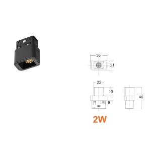 Трековый светильник iLEDEX TECHNICAL VISION48/22 4822-018-L36-2W-24DG-3000K-WH