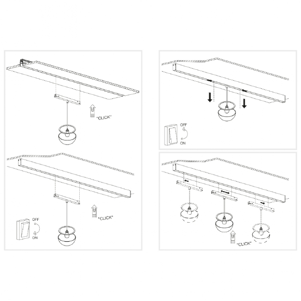 Трековый светильник iLEDEX TECHNICAL VISION48/22 4822-012-D80-6W-38DG-4000K-WH