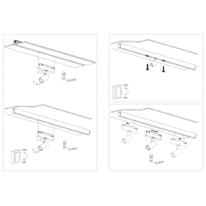 Трековый светильник iLEDEX TECHNICAL VISION48/22 4822-011-D45-8W-38DG-3000K-WH