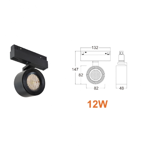 Трековый светильник iLEDEX TECHNICAL VISION48/22 SMART 4822-010-D82-12W-38DG-WH (WALL WASHER)