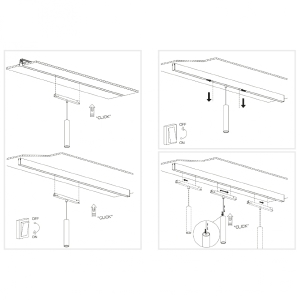 Трековый светильник iLEDEX TECHNICAL VISION48/22 SMART 4822-009-H400-10W-24DG-WH