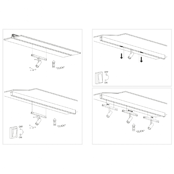 Трековый светильник iLEDEX TECHNICAL VISION48/22 4822-005-D34-16W-40DG-4000K-WH