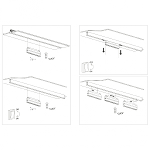 Трековый светильник iLEDEX TECHNICAL 4822-003-L462-24W-38DG-4000K-WH