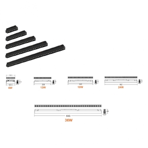 Трековый светильник iLEDEX TECHNICAL VISION48/22 4822-002-L350-18W-38DG-3000K-WH