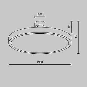 Трековый светильник Maytoni Plato TR153-1-10W4K-BS